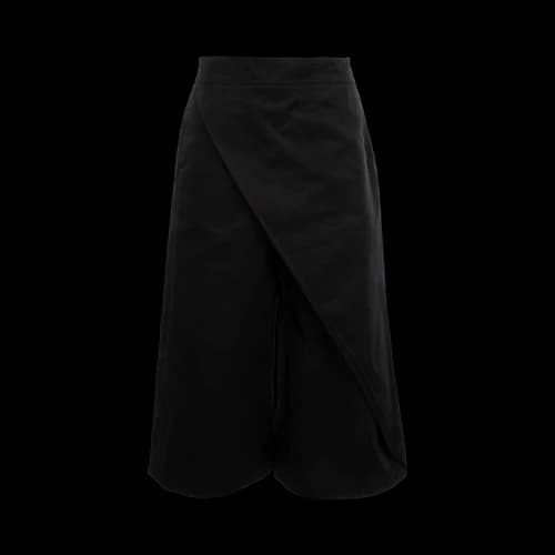 Loewe Wrapped Cropped Trousers 'Black'