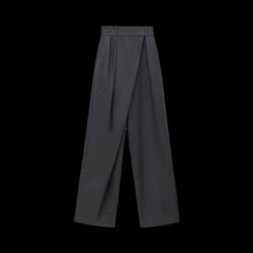 Loewe Wrap Trousers 'Anthracite Melange'