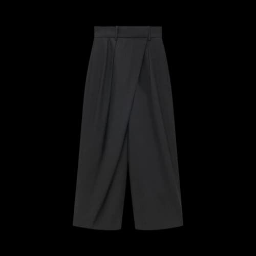 Loewe Cropped Wrap Trousers 'Black'
