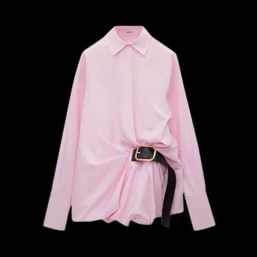 Loewe Belted Shirt 'Pink'