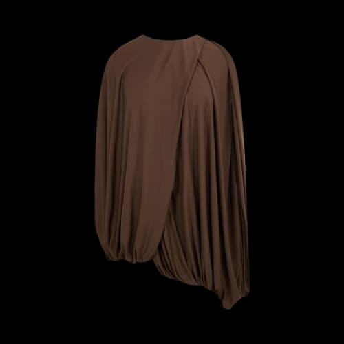 Loewe Draped Top 'Coffee'