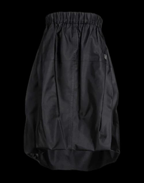 LOEWE Silk and Polyester Balloon Skirt Black