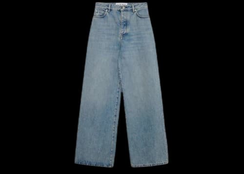 LOEWE High Waisted Jeans Washed Blue