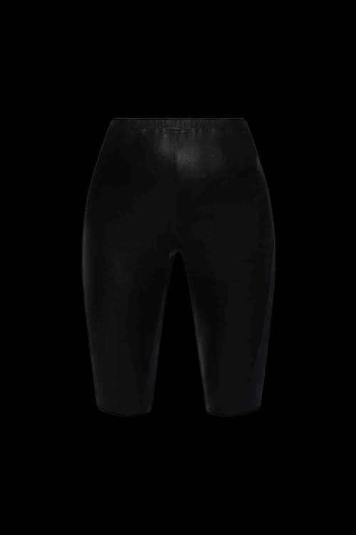LOEWE Nappa and Cotton Cycling Shorts Black