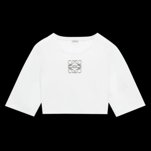 Loewe Anagram Cropped T-Shirt 'Pink'