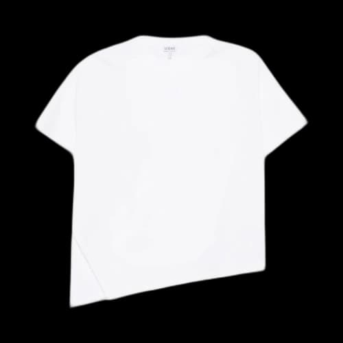 Loewe Asymmetric T-Shirt 'White'