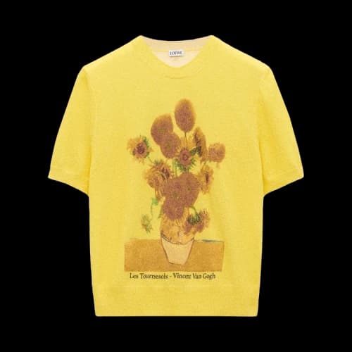 Loewe Short-Sleeve Sweater 'Yellow'