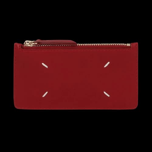 Maison Margiela Zip Card Holder 'Red'
