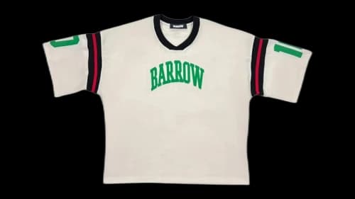 Barrow Collegiate Jersey T-shirt Cream