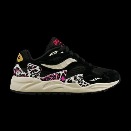 Saucony Grid Shadow 2 'Black Pink Leopard' (Women's)