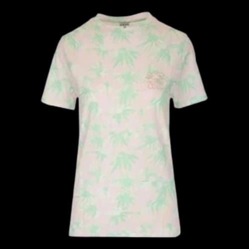 LOEWE Daisy Printing Short Sleeve Pink