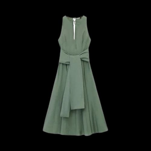 Loewe Wrap Dress 'Sage'