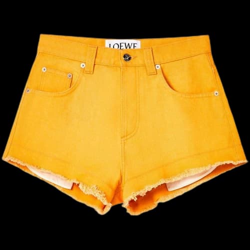Loewe Denim Shorts 'Mandarin'