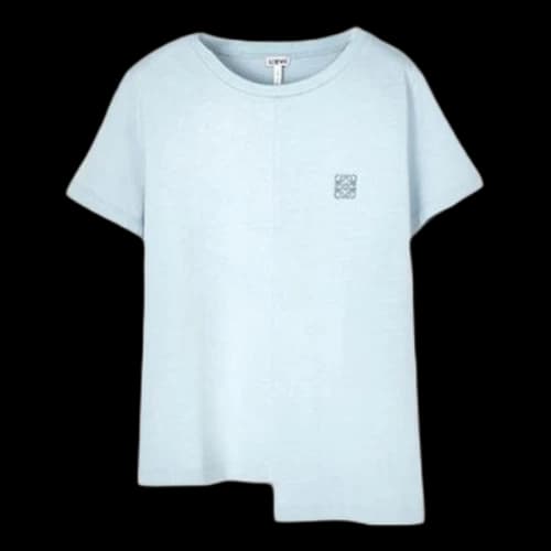LOEWE Logo Short Sleeve Light Blue
