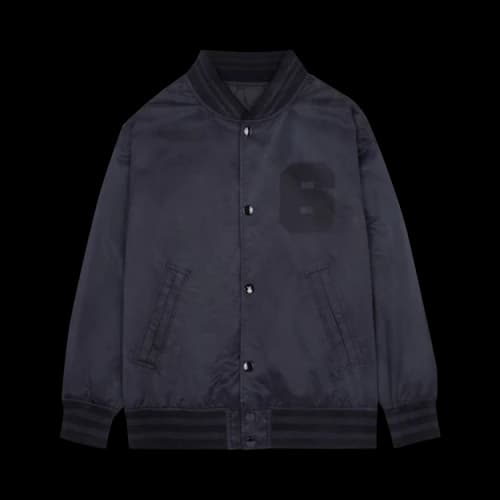 MM6 Maison Margiela Studio Oversized Varsity Jacket 'Black'
