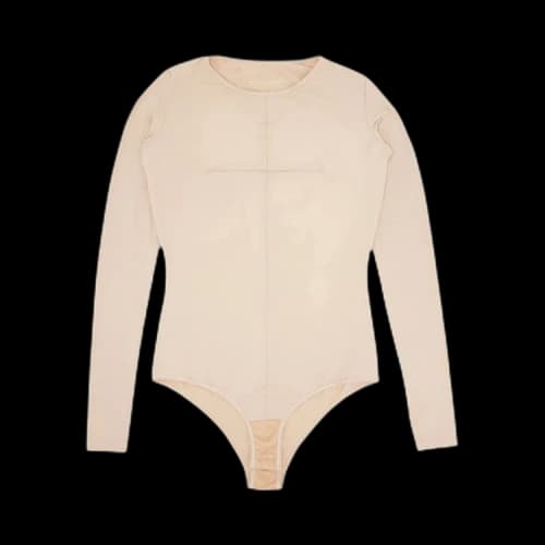 MM6 Maison Margiela Inside Out Bodysuit 'Nude'