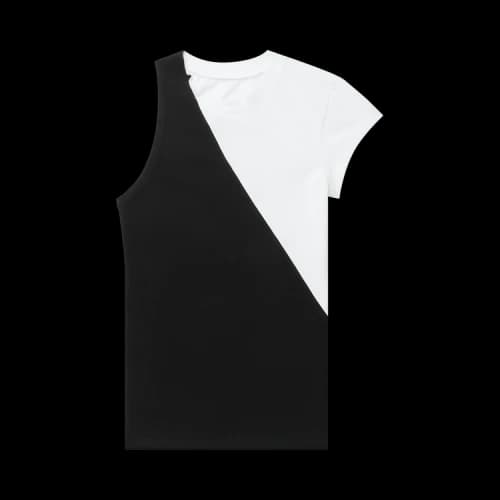 MM6 Maison Margiela Short-Sleeve Top 'Off White/Black'