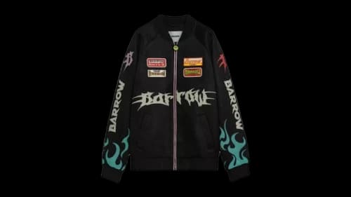 Barrow S6BWUABO026 Mesh/Nylon Jacket Black