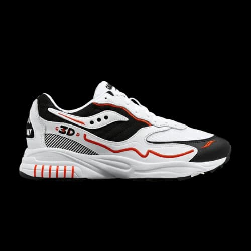 Saucony 3D Grid Hurricane 'White Black Red'