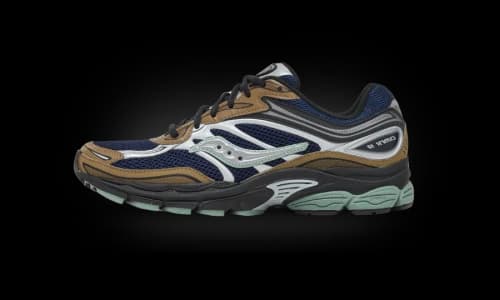 Saucony ProGrid Omni 9 Tomorrow, Meet Yesterday Pack Brown Navy