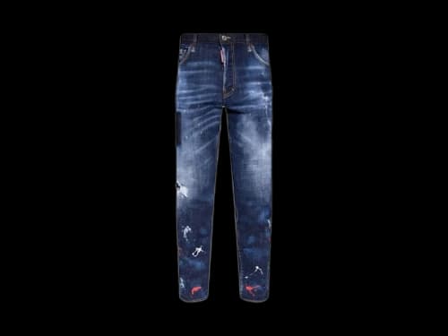 Dsquared2 Skinny Tapered Fit Jeans Blue