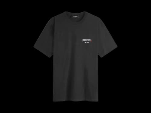 Dsquared2 Embroidered Small Logo T-Shirt Black