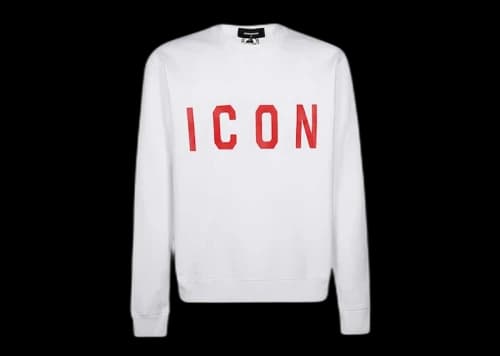Dsquared2 Icon Crewneck White/Red
