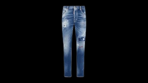 Dsquared2 Skater Jean Wash Jeans Blue