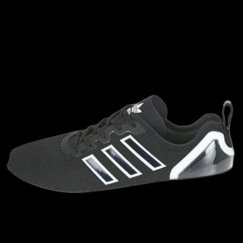 adidas originals ZX Flux Cozy Wear-Resistant Running Shoes Black Unisex 'Black White'