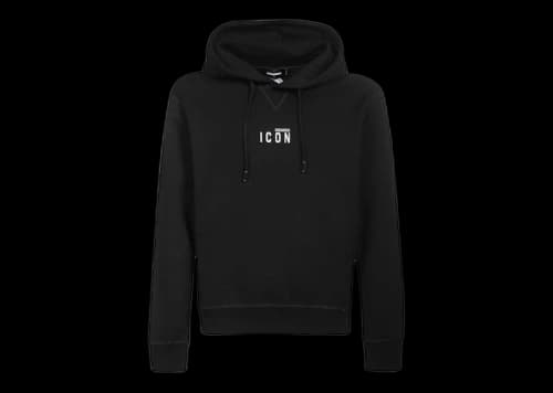 Dsquared2 Mini Be Icon Hoodie Black/White