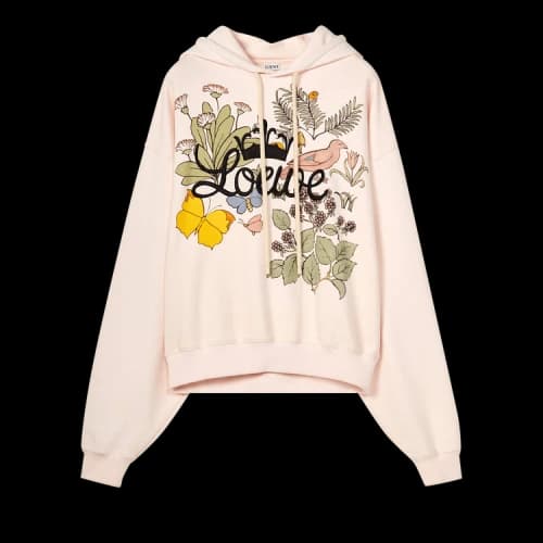 Loewe Herbarium Loewe Hoodie 'Pink/Multicolor'