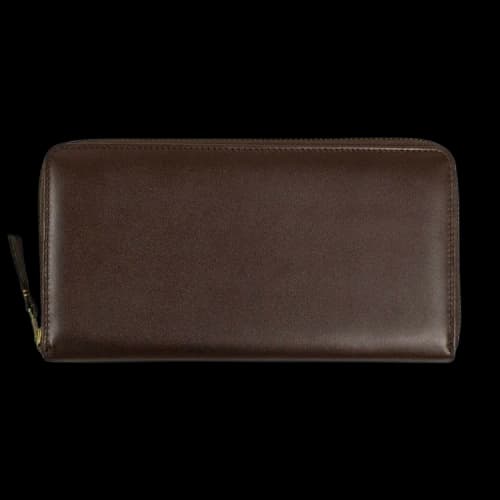 Comme des Garçons Leather Zip Around Wallet 'Brown'
