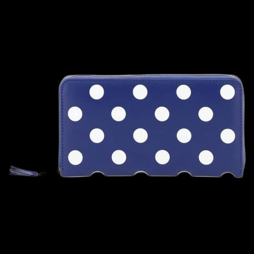 Comme des Garçons Polka Dots Wallet 'Navy'
