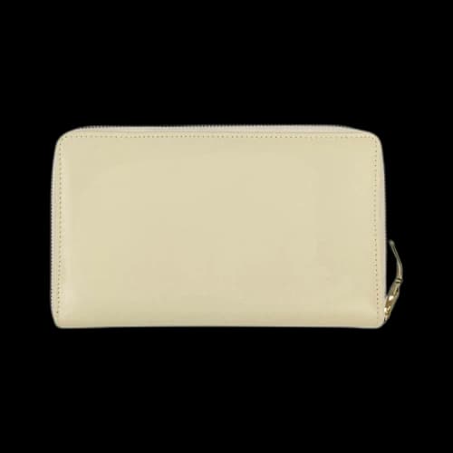 Comme des Garçons Leather Travel Organizer Wallet 'Cream'