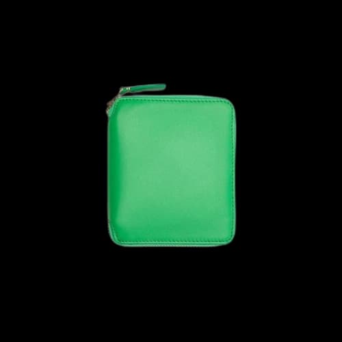 Comme des Garçons Classic Leather Line Zipper Wallet 'Green'