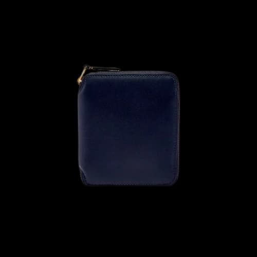 Comme des Garçons Classic Leather Line Zipper Wallet 'Navy'
