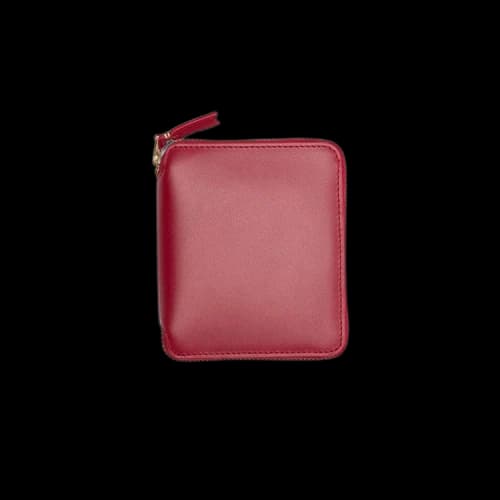 Comme des Garçons Classic Leather Line Zipper Wallet 'Red'