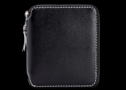 Comme des Garcons SA2100TI Transparent Inside Wallet Black