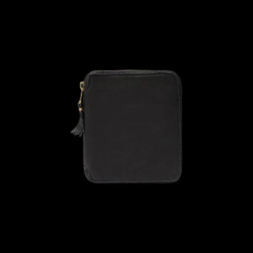 Comme des Garçons Wallet Washed Full Zip Around Wallet 'Black'