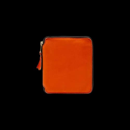 Comme des Garçons SHIRT Washed Full Zip Around Wallet 'Orange'