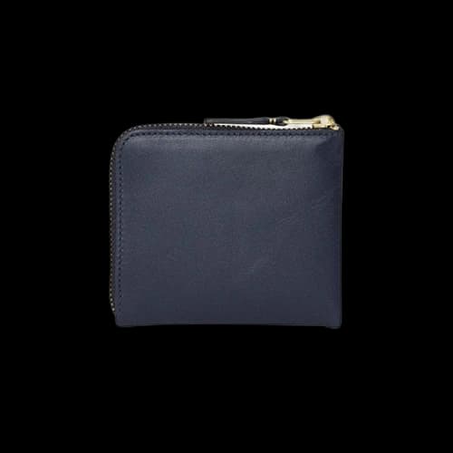 Comme des Garçons Wallet Classic Leather Zip Wallet 'Navy'