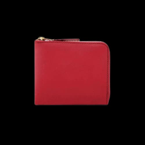 Comme des Garçons Wallet Classic Leather Line L-Zipper Wallet 'Red'