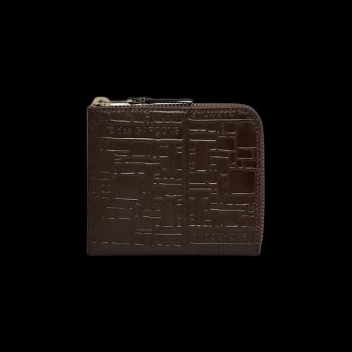 Comme des Garçons Wallet Embossed Logo Wallet 'Brown'