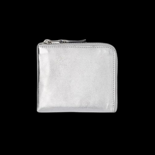 Comme des Garçons Wallet Gold Line L Zipper Wallet 'Silver'