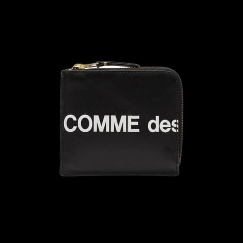 Comme des Garçons Wallet Huge Logo Thin Wallet 'Black'