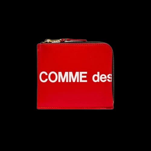 Comme des Garçons Huge Logo Wallet 'Red'