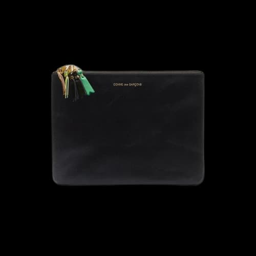 Comme des Garçons PLAY Zipper Pull Wallet 'Black'