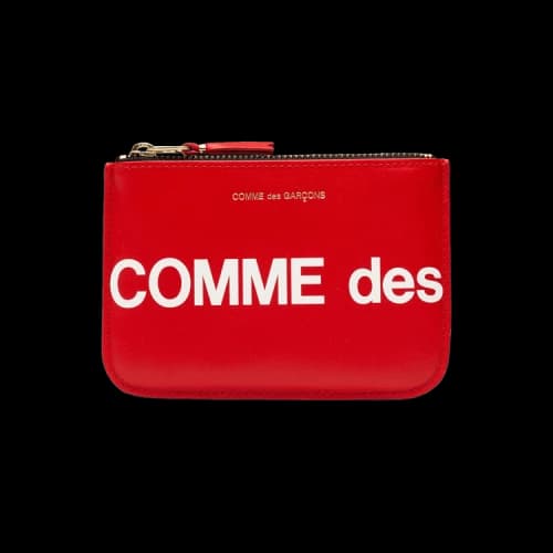 Comme des Garçons Huge Logo Wallet 'Red'