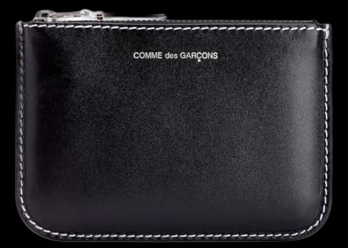 Comme des Garcons SA8100TI Transparent Inside Wallet Black