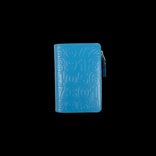 Comme des Garçons Wallet Number Embossed Organizer Wallet 'Blue'